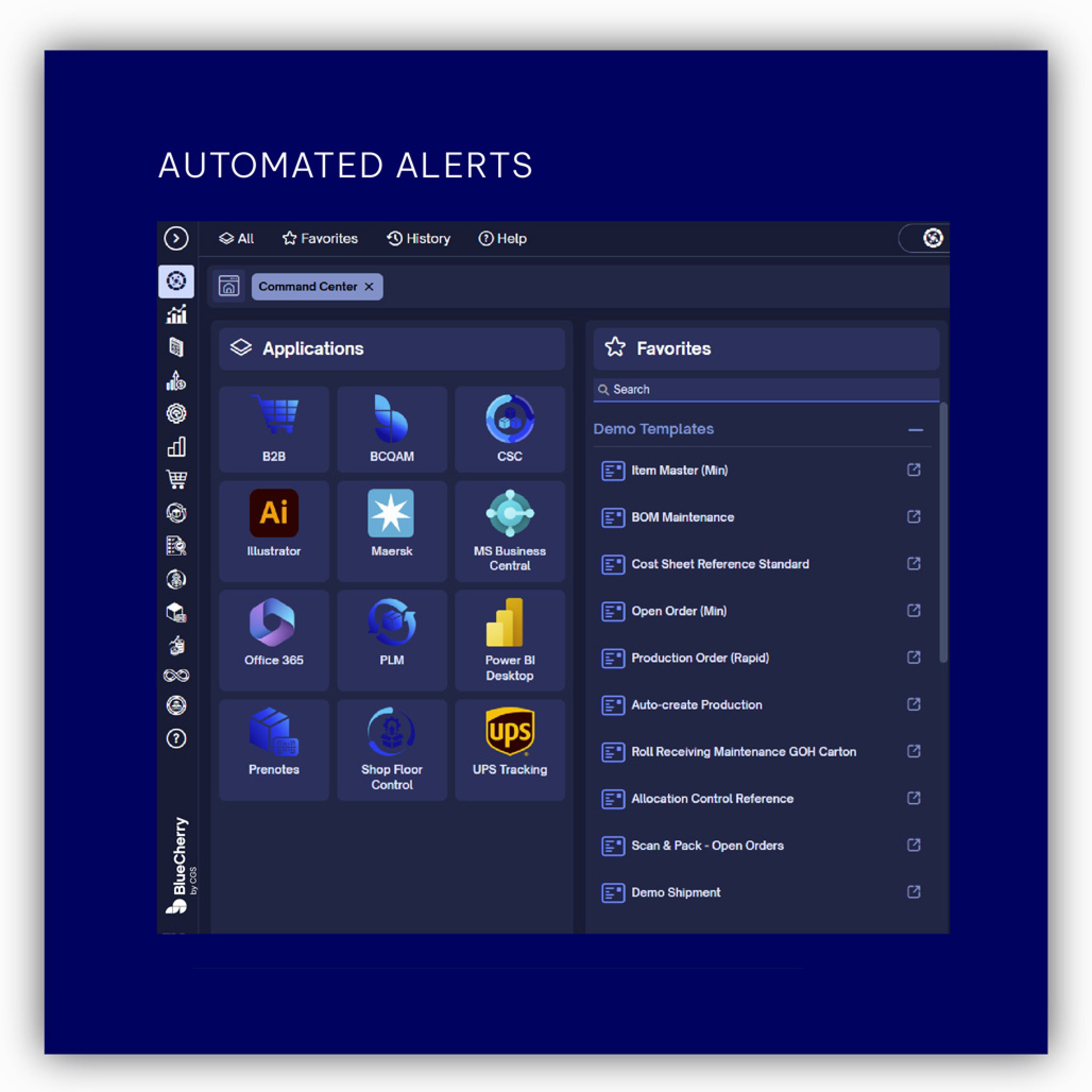 Automated alerts & notifications