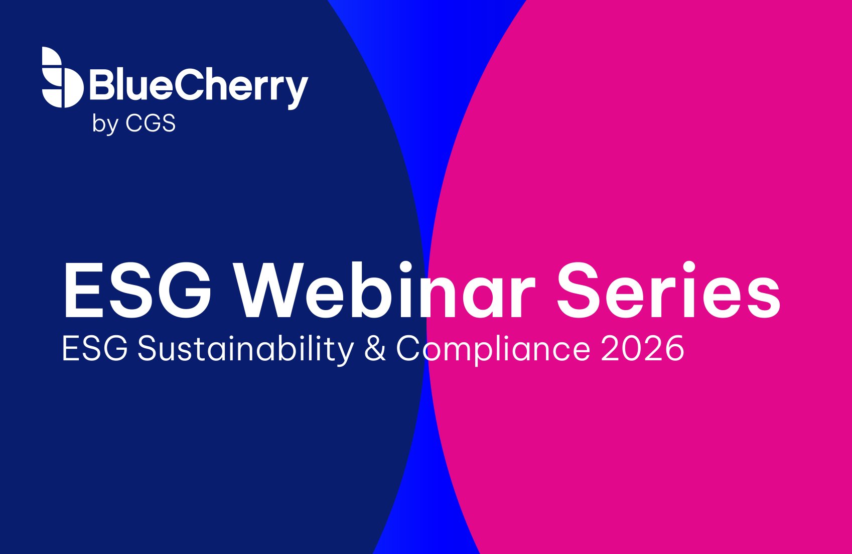 ESG webinar series: