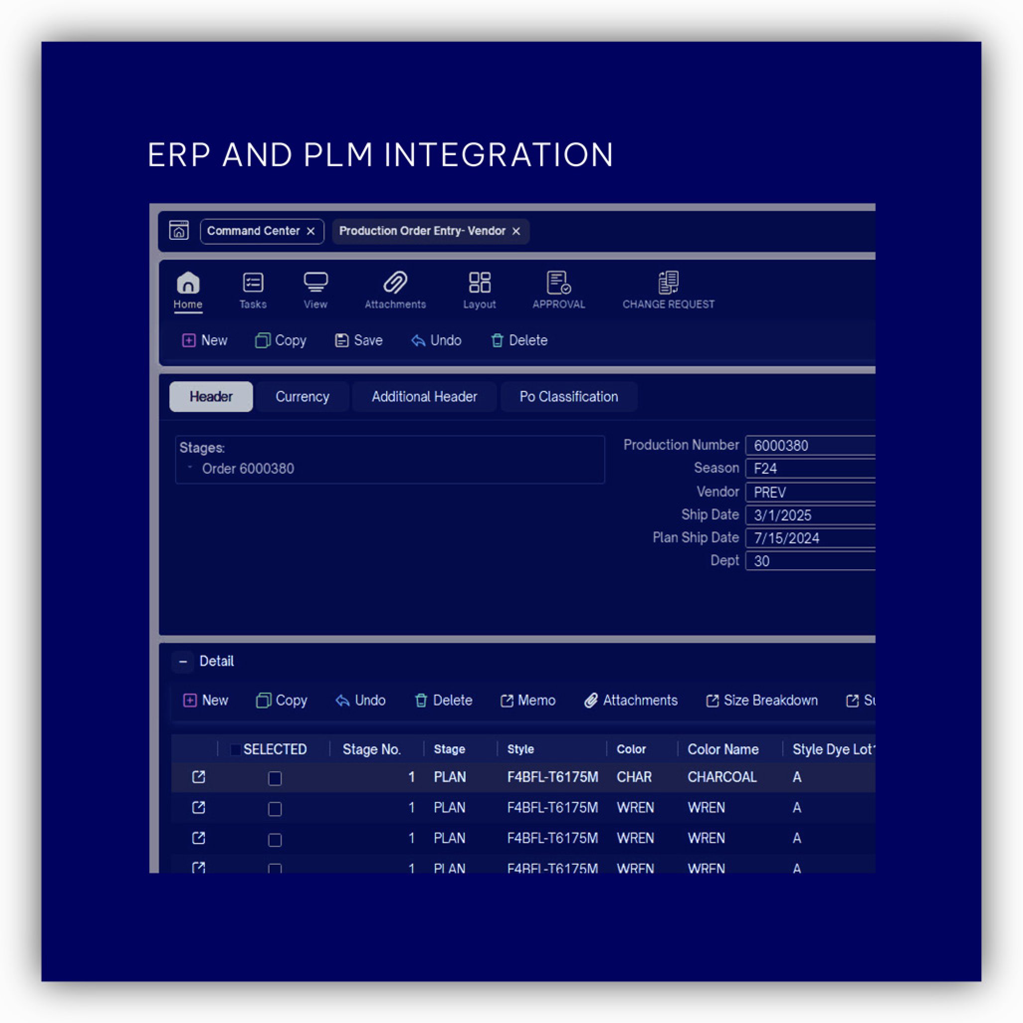 Seamless ERP and PLM integration