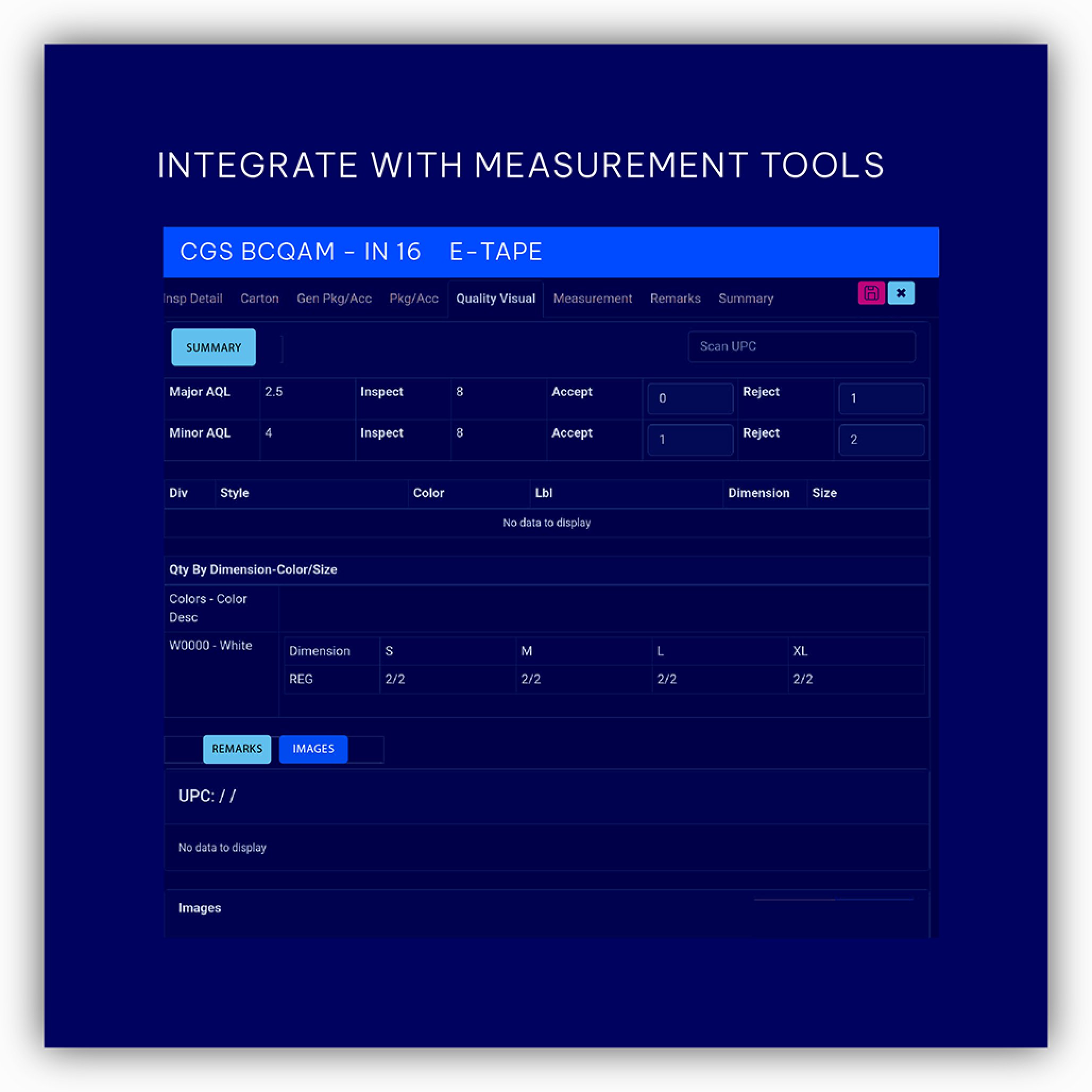 Integrate with measurement tools