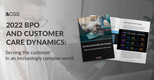Top 3 strategic goals for outsourcing and customer care in 2022 Outsourcing and Customer Care trends report for 2022
