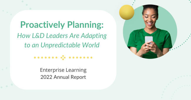 2022 Enterprise Learning Annual Report 2022 Enterprise Learning Annual Report